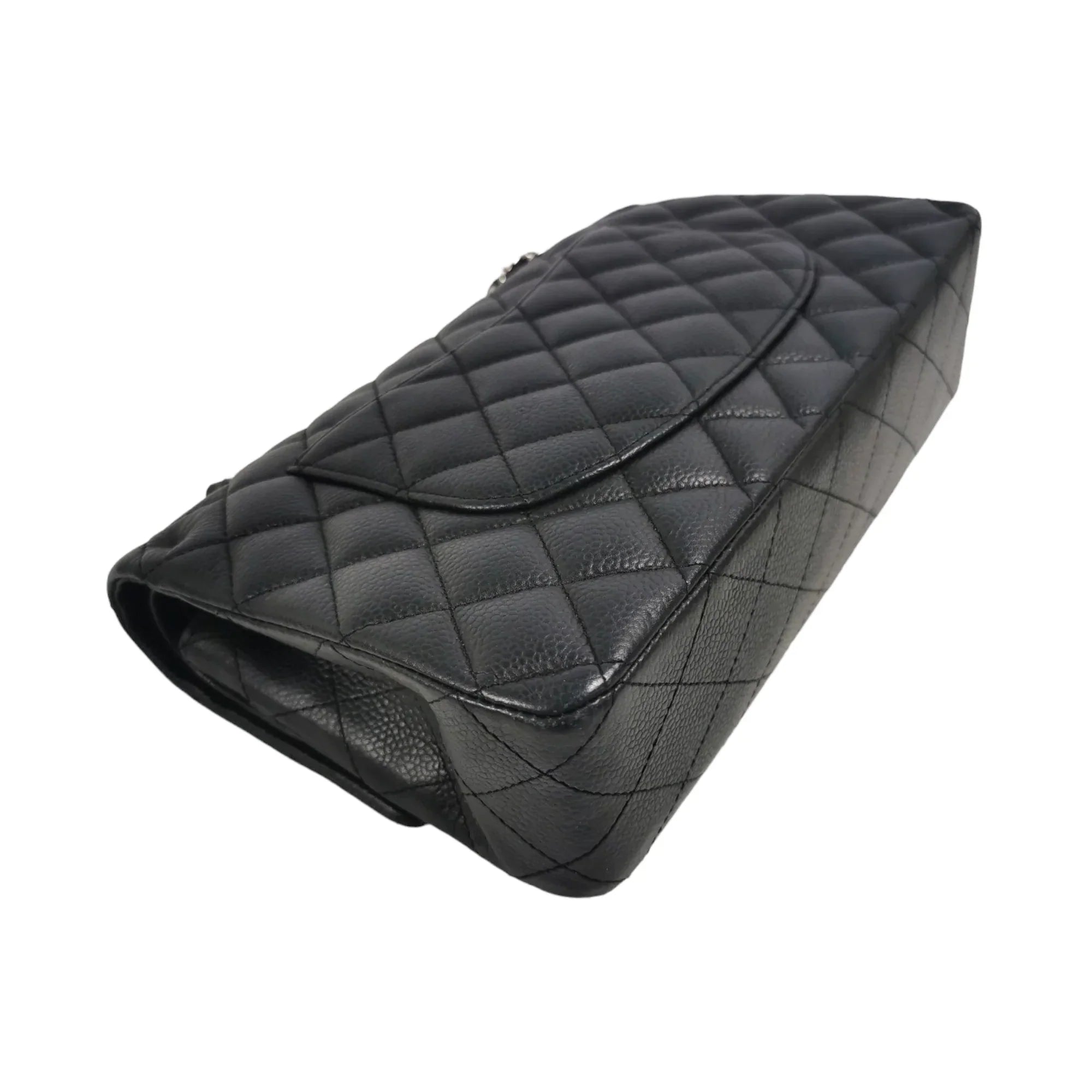 Chanel Classic Double Flap Medium Black Caviar SiLouis Vuittoner