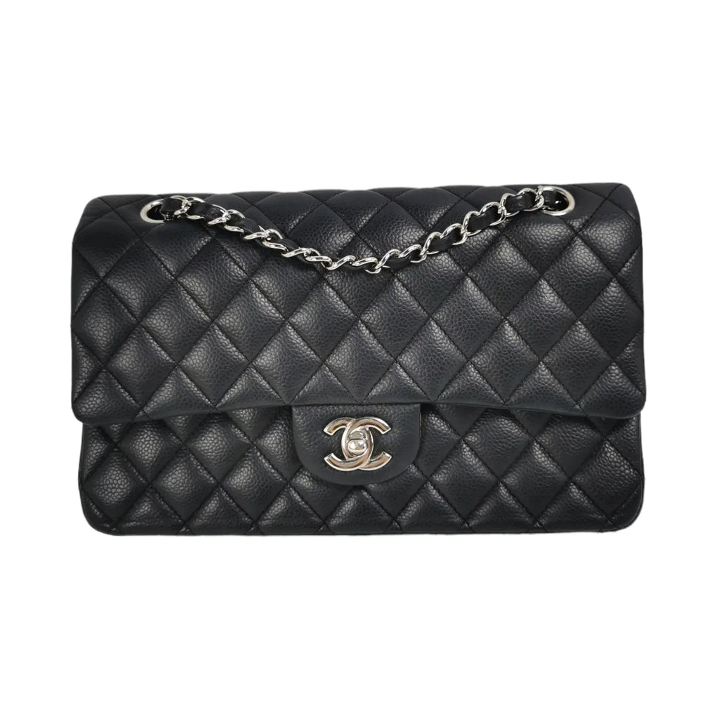 Chanel Classic Double Flap Medium Black Caviar SiLouis Vuittoner