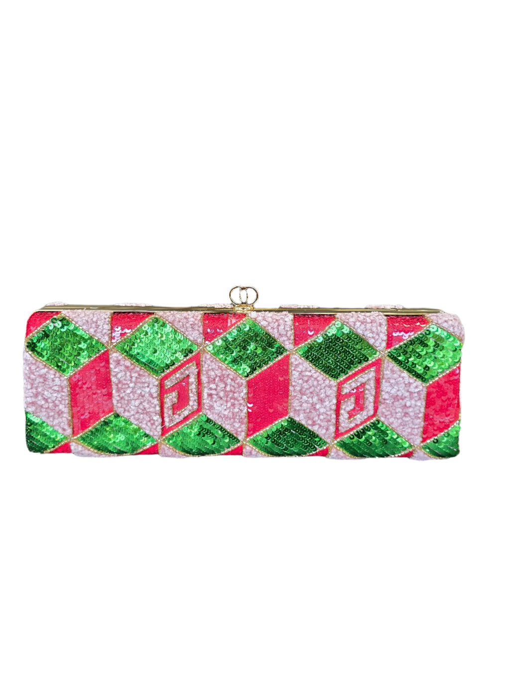 Gucci Broadway Embellished Sequins & Crystals Clutch