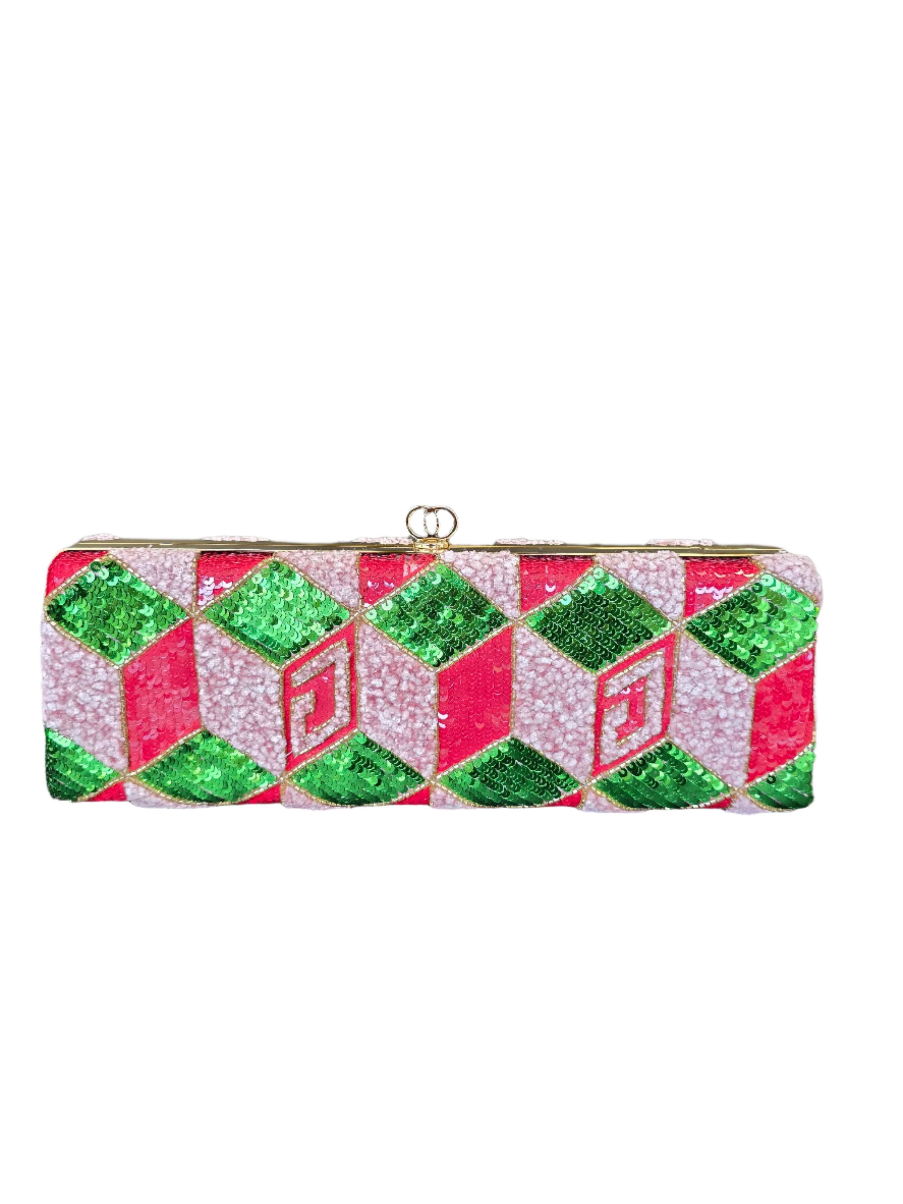 Gucci Broadway Embellished Sequins & Crystals Clutch
