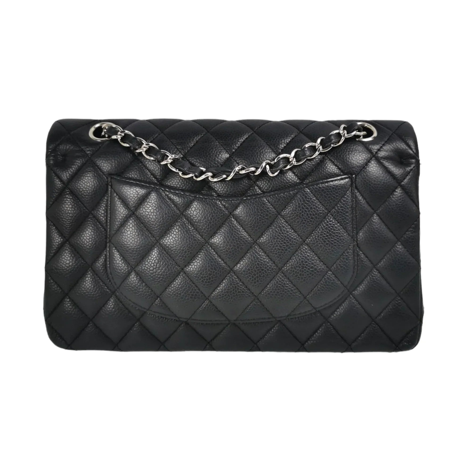 Chanel Classic Double Flap Medium Black Caviar SiLouis Vuittoner