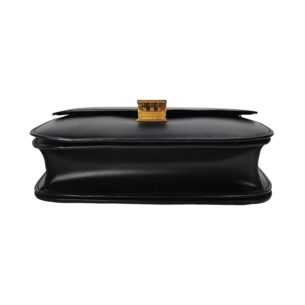Celine Classic Medium Black Box Calfskin