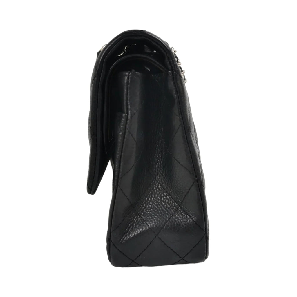 Chanel Classic Double Flap Medium Black Caviar SiLouis Vuittoner