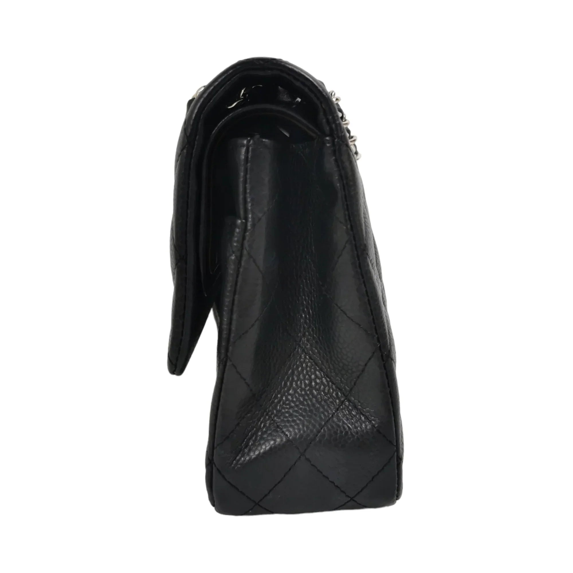 Chanel Classic Double Flap Medium Black Caviar SiLouis Vuittoner