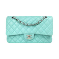 Chanel Classic Double Flap Medium Tiffany Blue Lambskin SiLouis Vuittoner