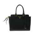 PRADA Black Saffiano Calf Handbag