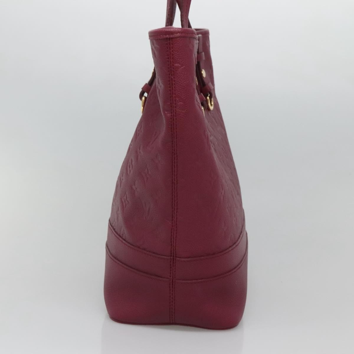 Louis Vuitton Citadine Handbag Monogram Empreinte Leather Purple Leather Tote Bag