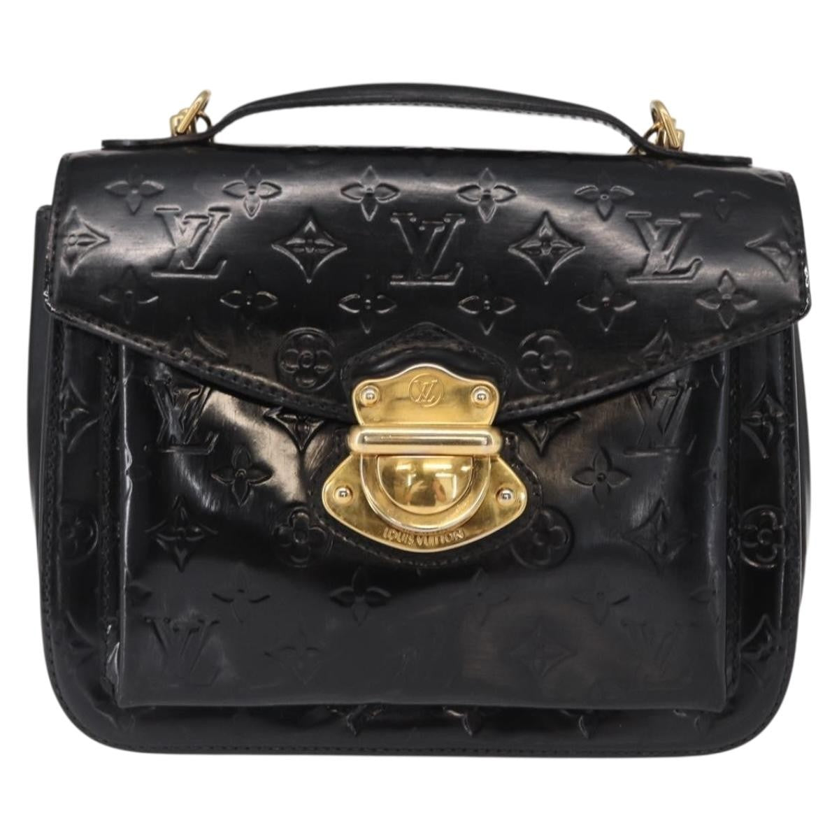 Louis Vuitton Mirada Handbag Monogram Vernis Black Patent_Leather Handbag