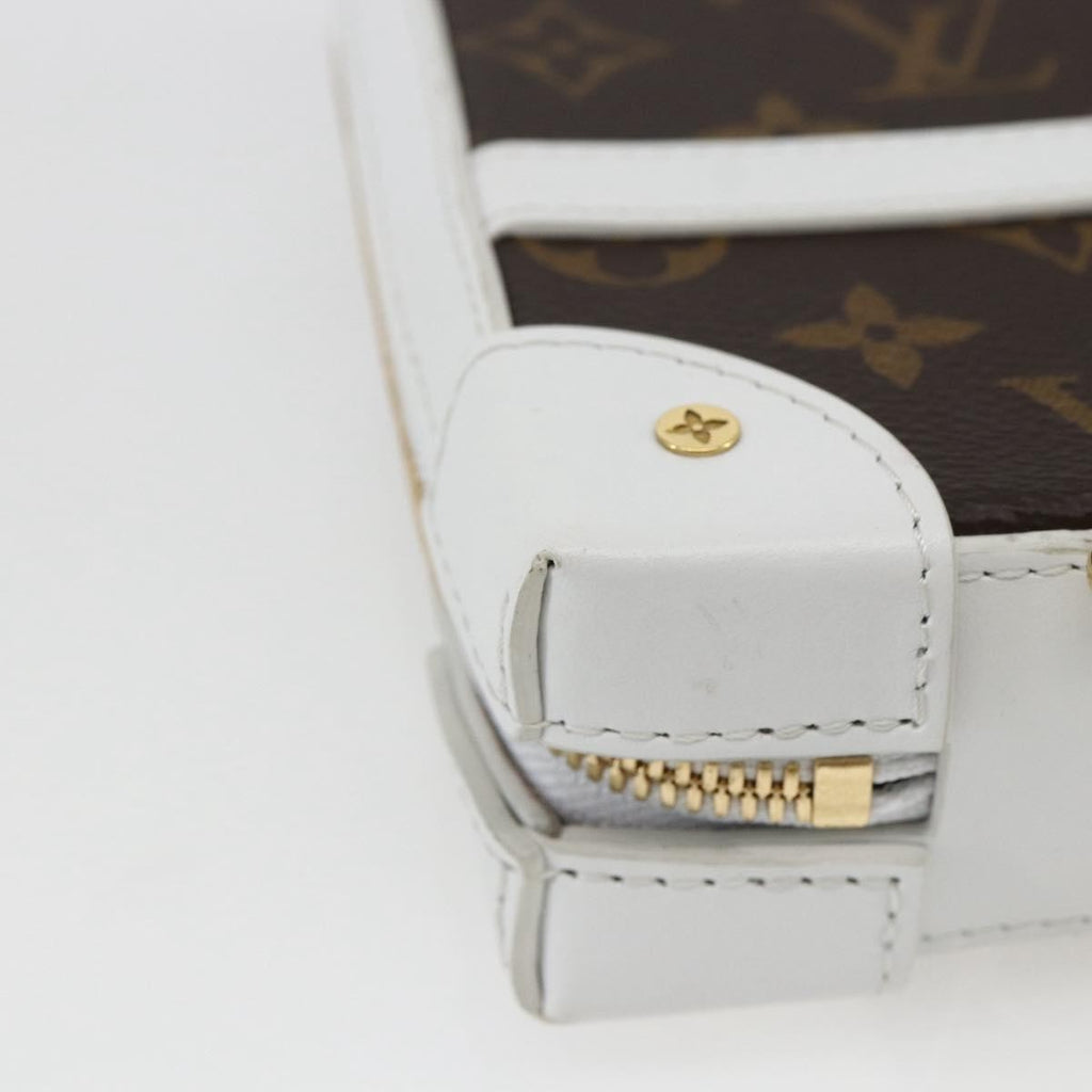 Louis Vuitton X Nba Soft Trunk Phone Box Monogram Canvas White Canvas Clutche & Pouche Bag