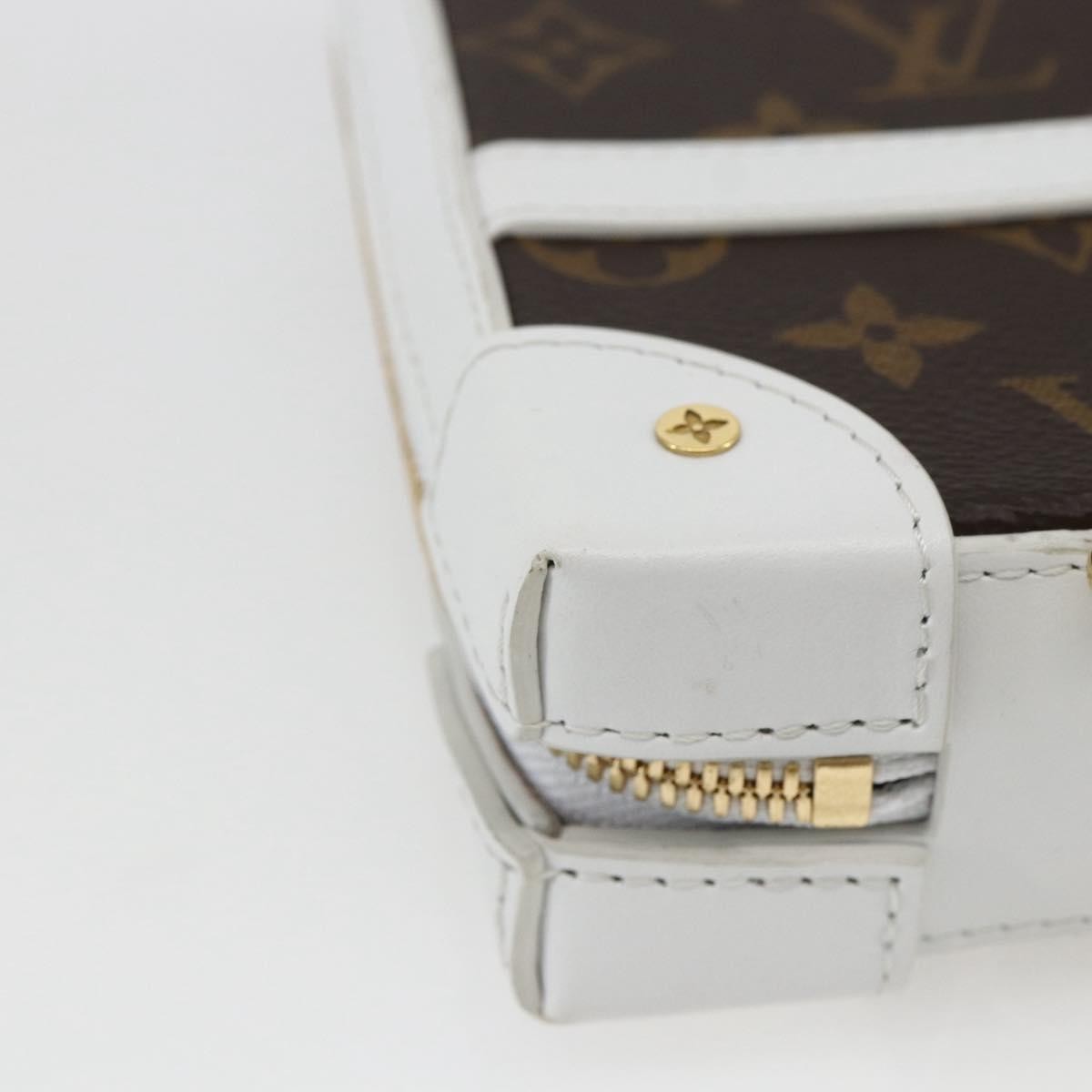 Louis Vuitton X Nba Soft Trunk Phone Box Monogram Canvas White Canvas Clutche & Pouche Bag