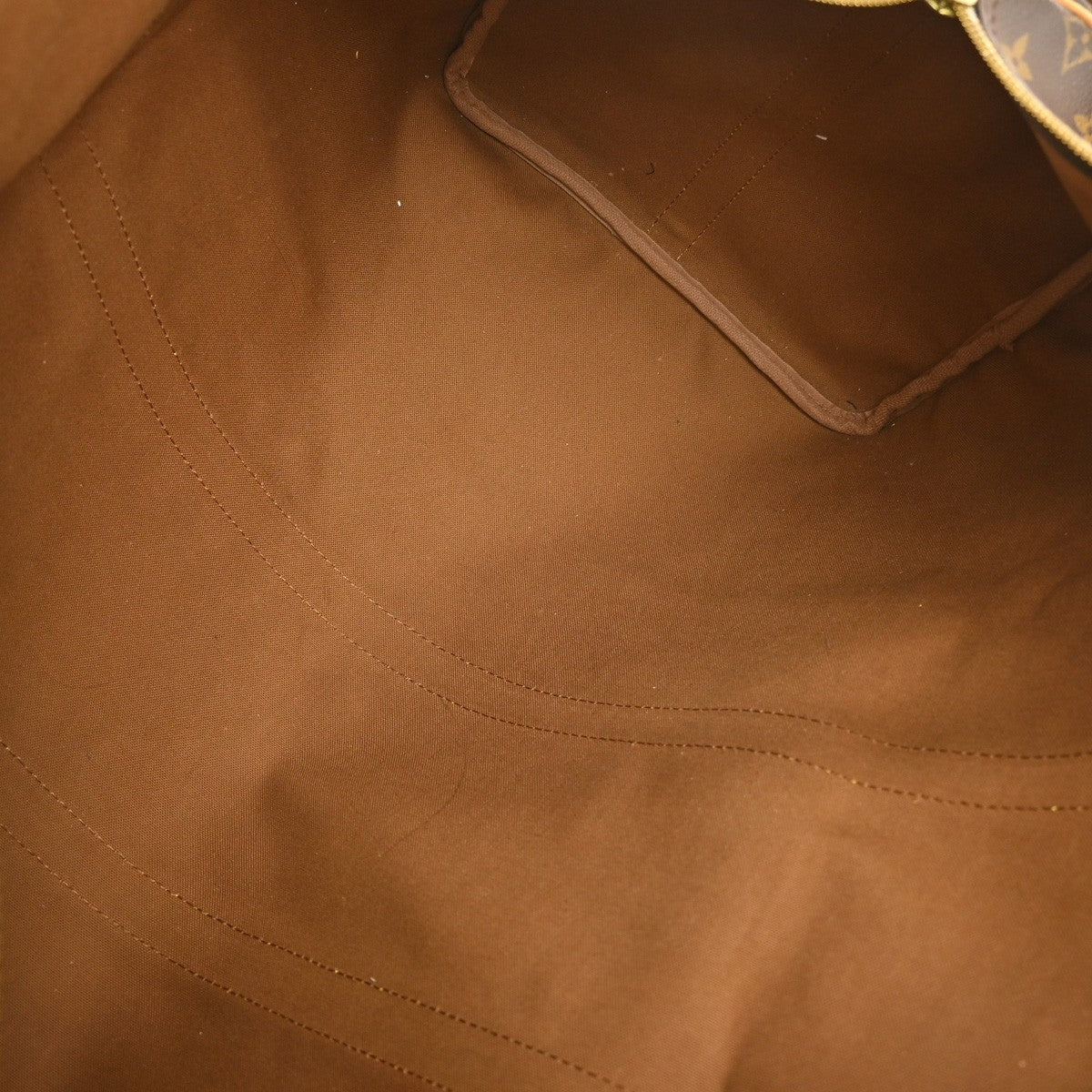Louis Vuitton Keepall Bandouliere Bag Monogram Canvas Brown Canvas Travel Bag