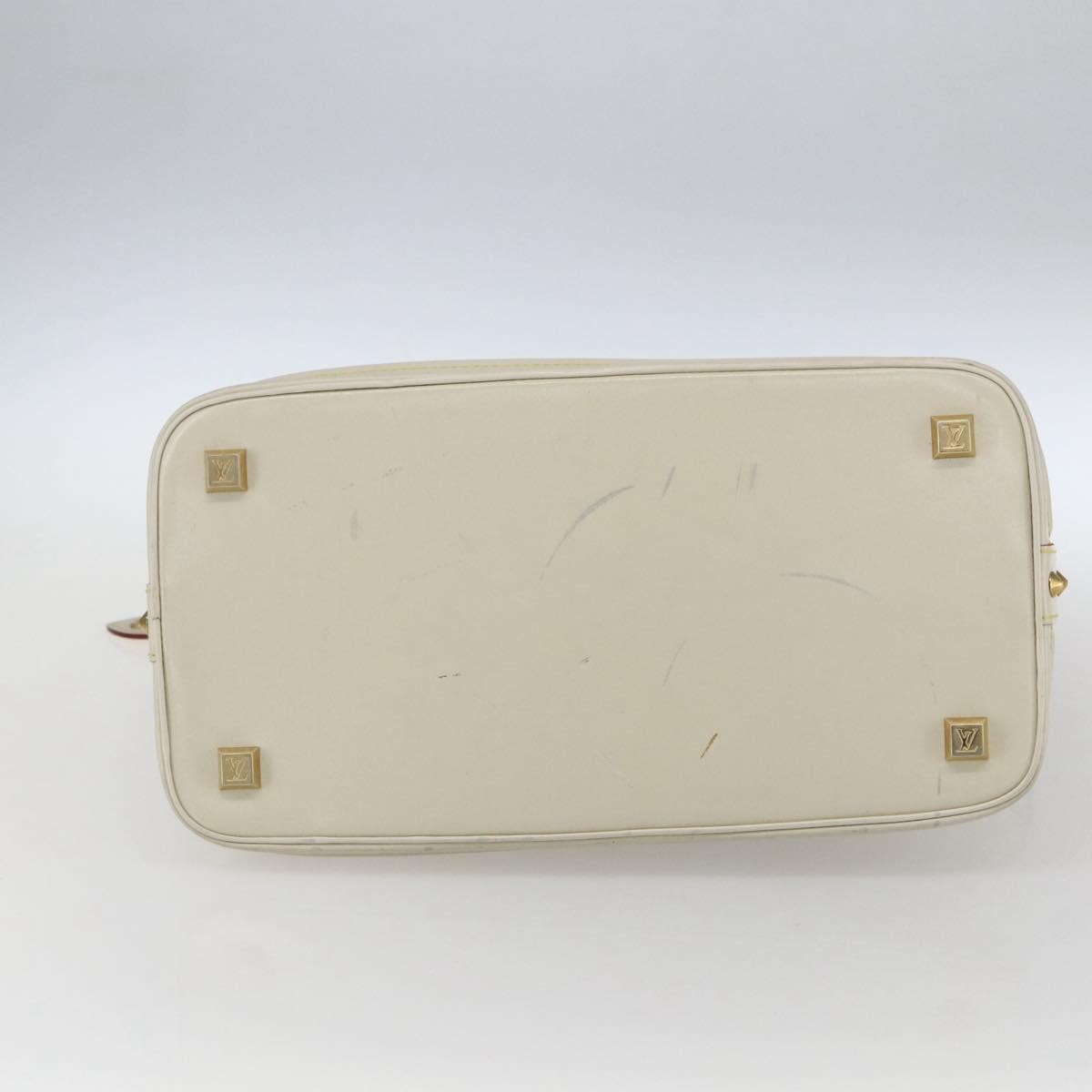 Louis Vuitton Suhali Lockit Handbag Leather White Leather Handbag