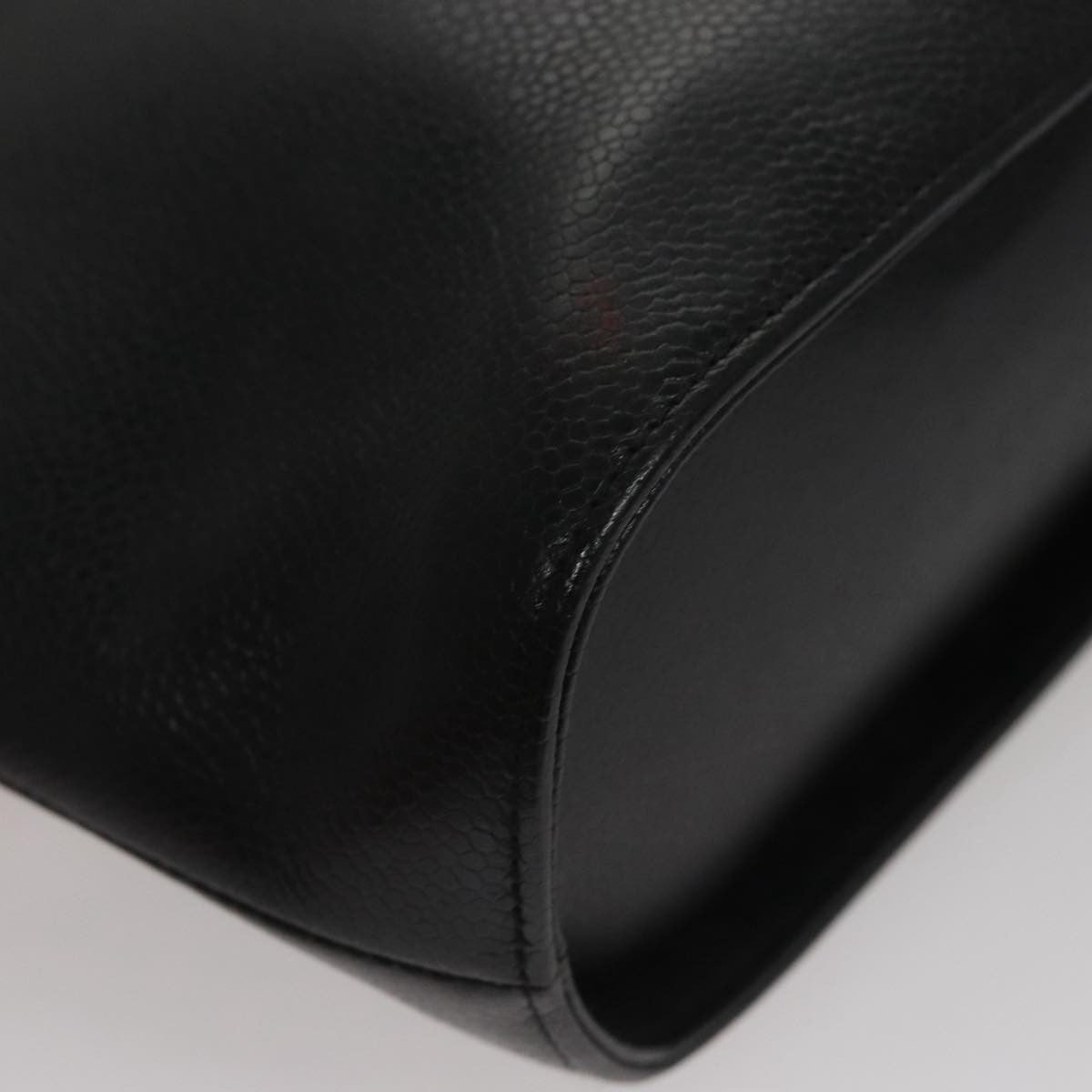 Chanel Vintage Tote Leather Black Leather Tote Bag Bag