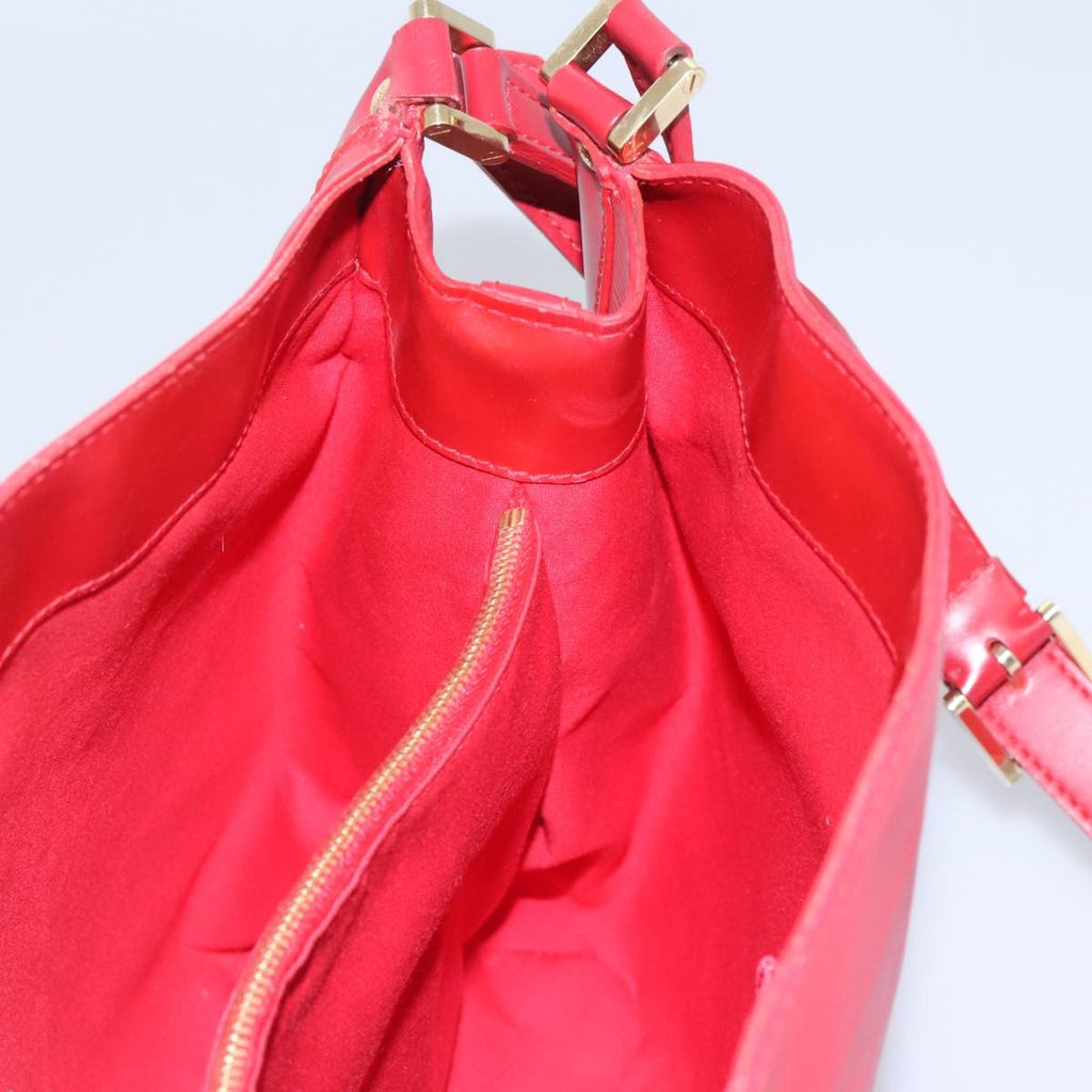 Louis Vuitton Mandara Handbag Epi Leather Red Leather Shoulder Bag