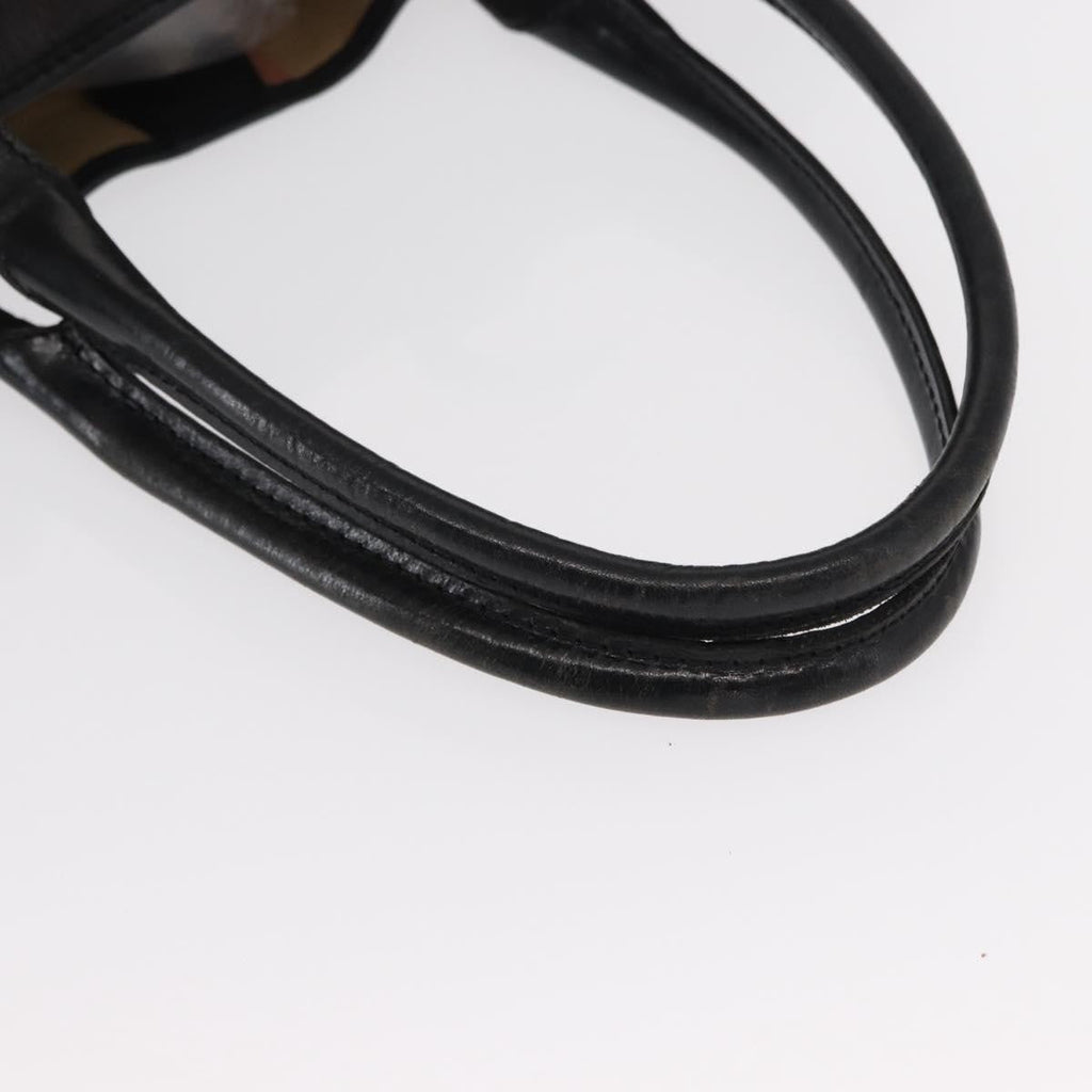 Burberry Vintage Tote Leather Black Leather Tote Bag