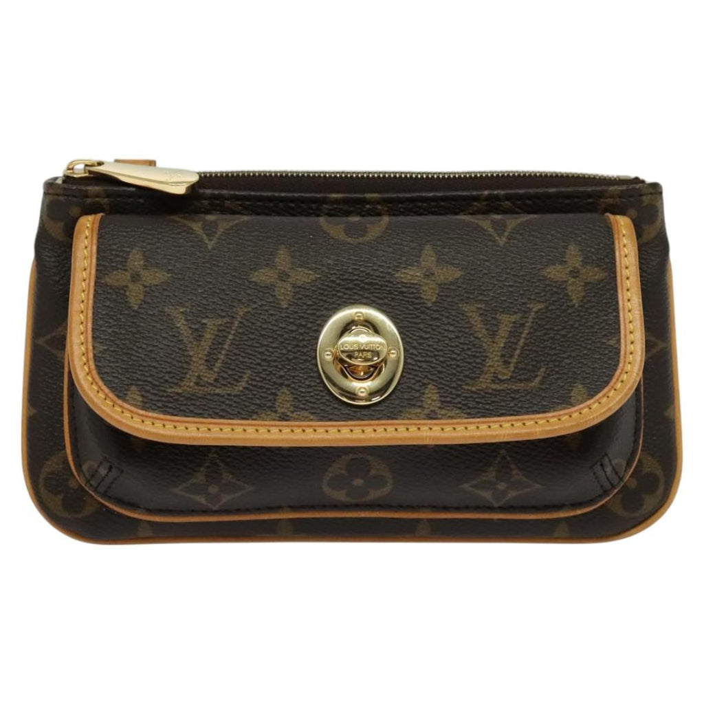 Louis Vuitton Tikal Wristlet Pochette Monogram Canvas Brown Canvas Bag