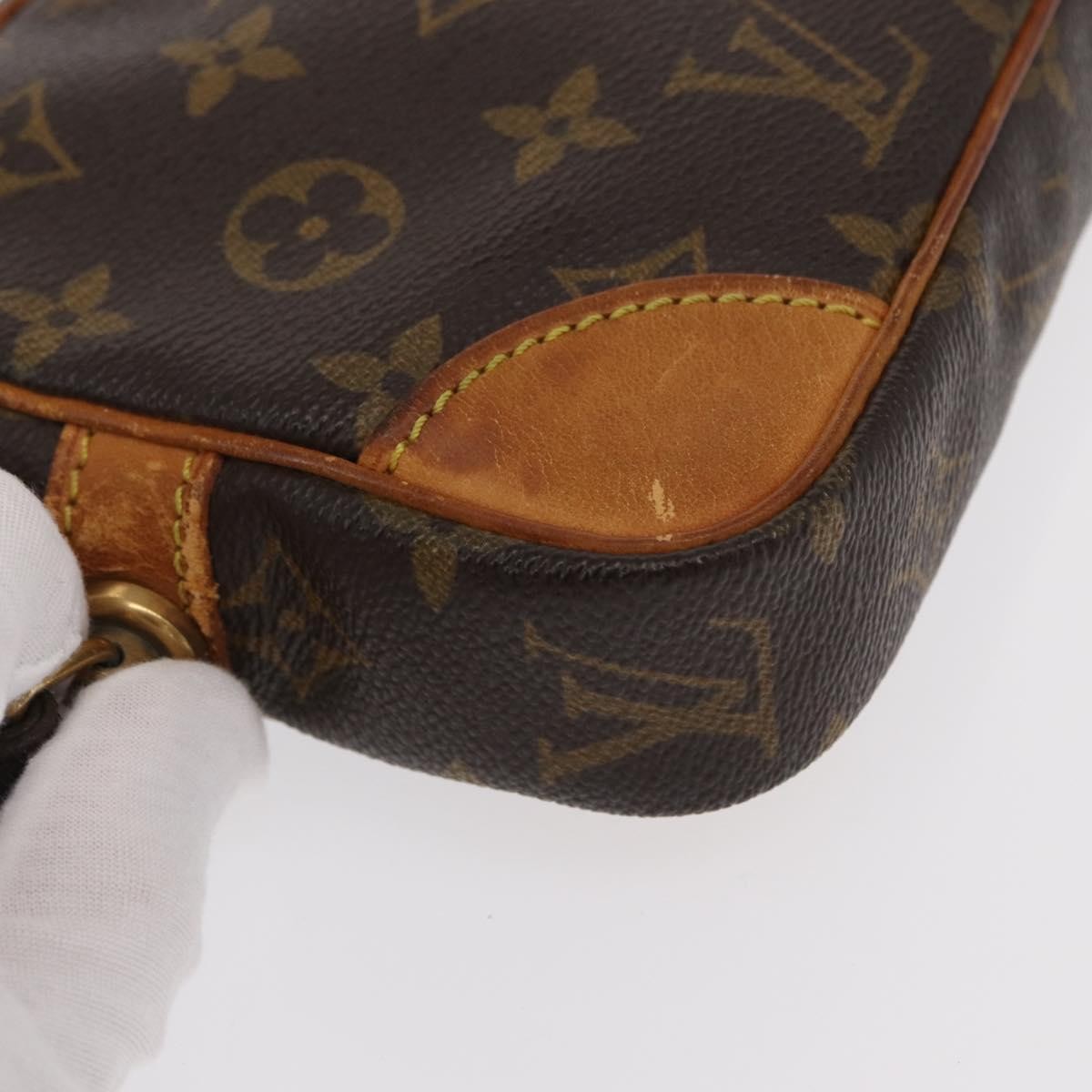 Louis Vuitton Marly Dragonne Clutch Monogram Canvas Brown Canvas Clutche & Pouche Bag