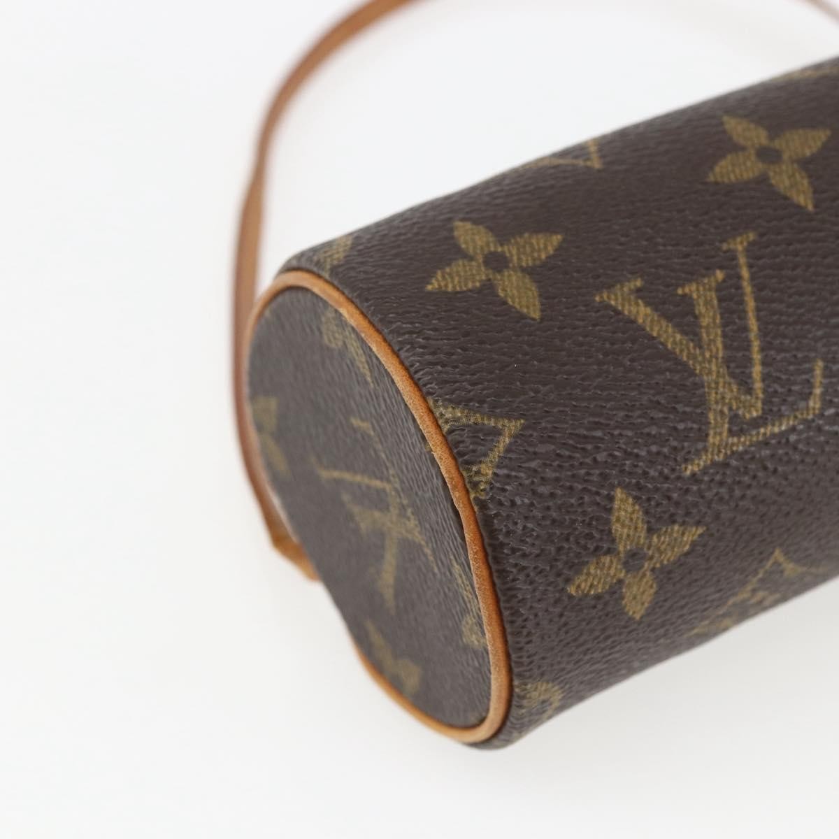 Louis Vuitton Papillon Pochette Monogram Canvas Brown Canvas Clutche & Pouche Bag