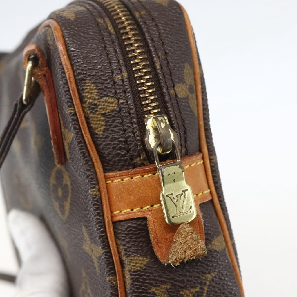 Louis Vuitton Pochette Marly Bandouliere Bag Monogram Canvas Brown Canvas Clutche & Pouche Bag