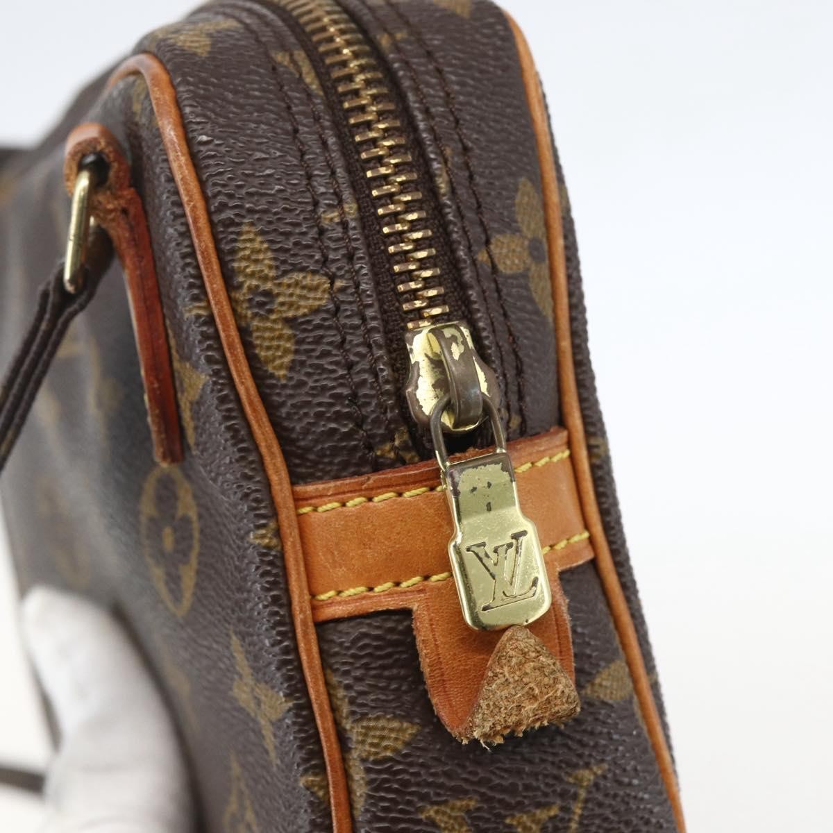 Louis Vuitton Pochette Marly Bandouliere Bag Monogram Canvas Brown Canvas Clutche & Pouche Bag