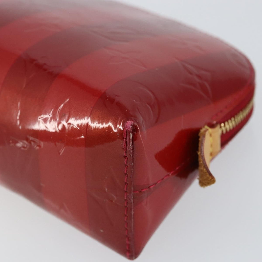 Louis Vuitton Cosmetic Pouch Electric Epi Leather Red Patent_Leather Bag