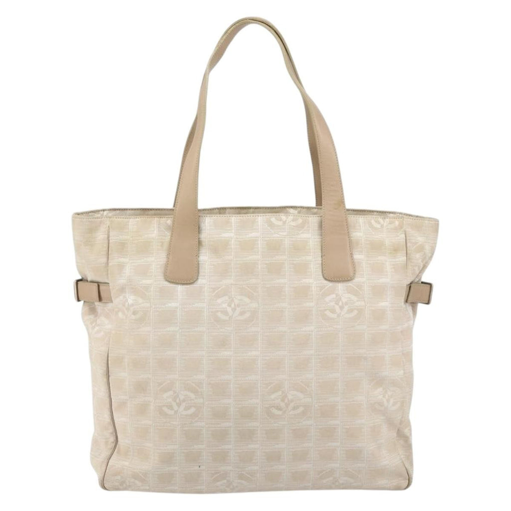 Chanel Travel Line Tote Nylon Pink Nylon Tote Bag Bag