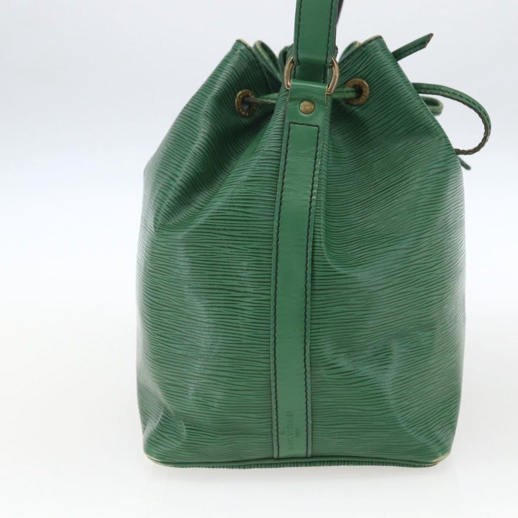 Louis Vuitton Petit Noe Handbag Epi Leather Green Leather Shoulder Bag