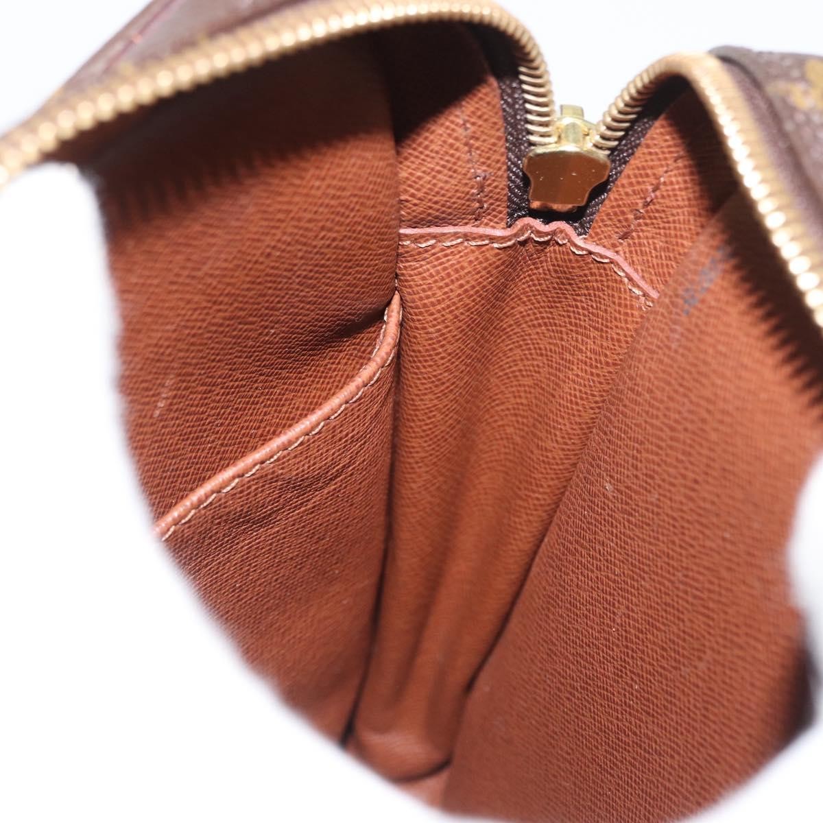 Louis Vuitton Danube Handbag Monogram Canvas Brown Canvas Shoulder Bag