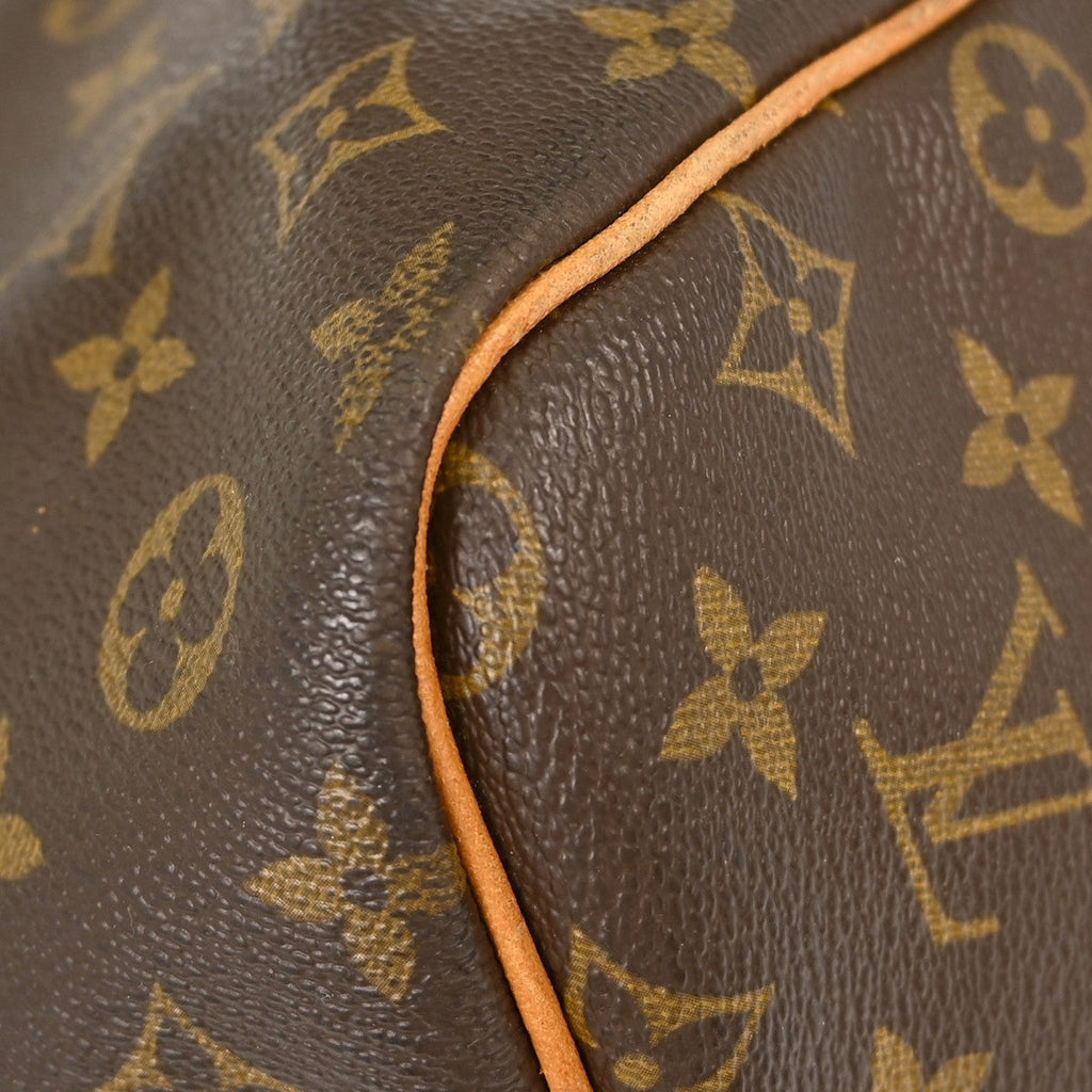 Louis Vuitton Keepall Bag Monogram Canvas Brown Canvas Travel Bag