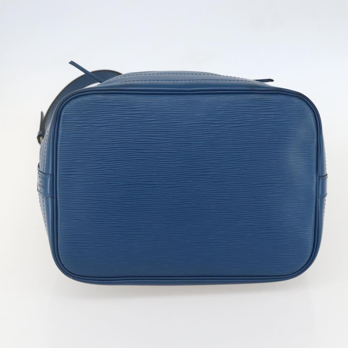 Louis Vuitton Noe Handbag Epi Leather Blue Leather Shoulder Bag