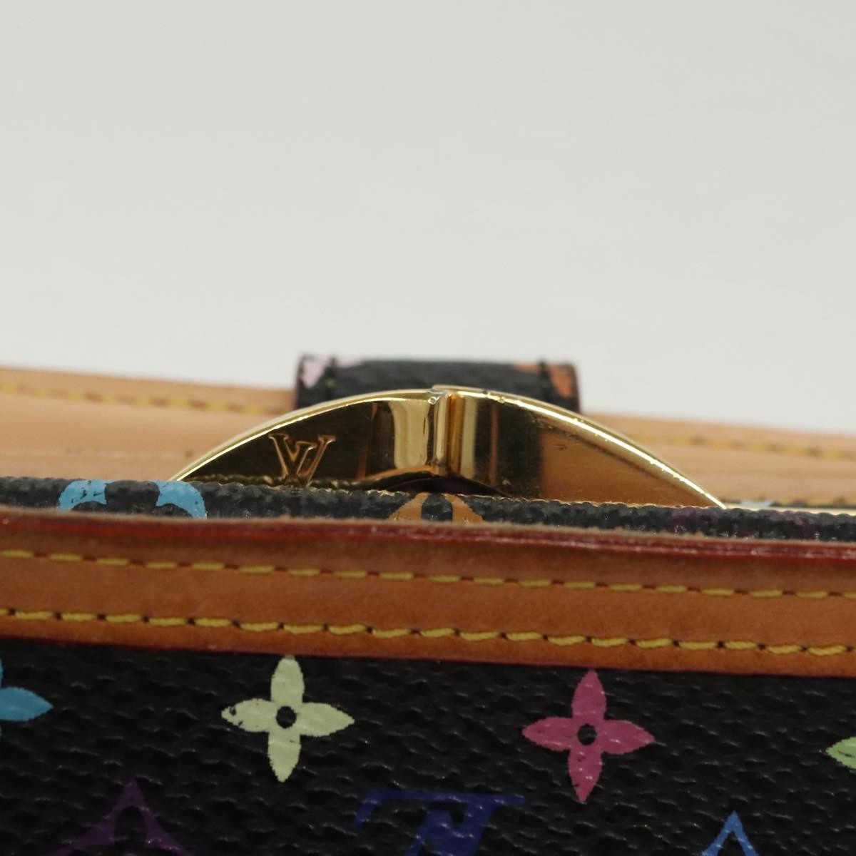 Louis Vuitton Portefeuille Viennois Monogram Canvas Black Canvas Wallets Accessory