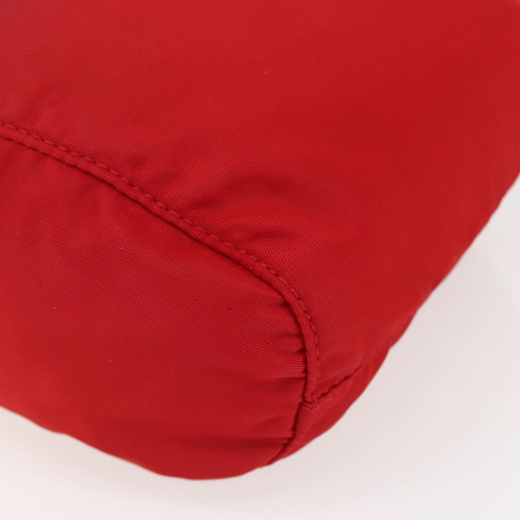 Prada Drawstring Wristlet Bucket Bag Tessuto Red Nylon Clutche & Pouche Bag