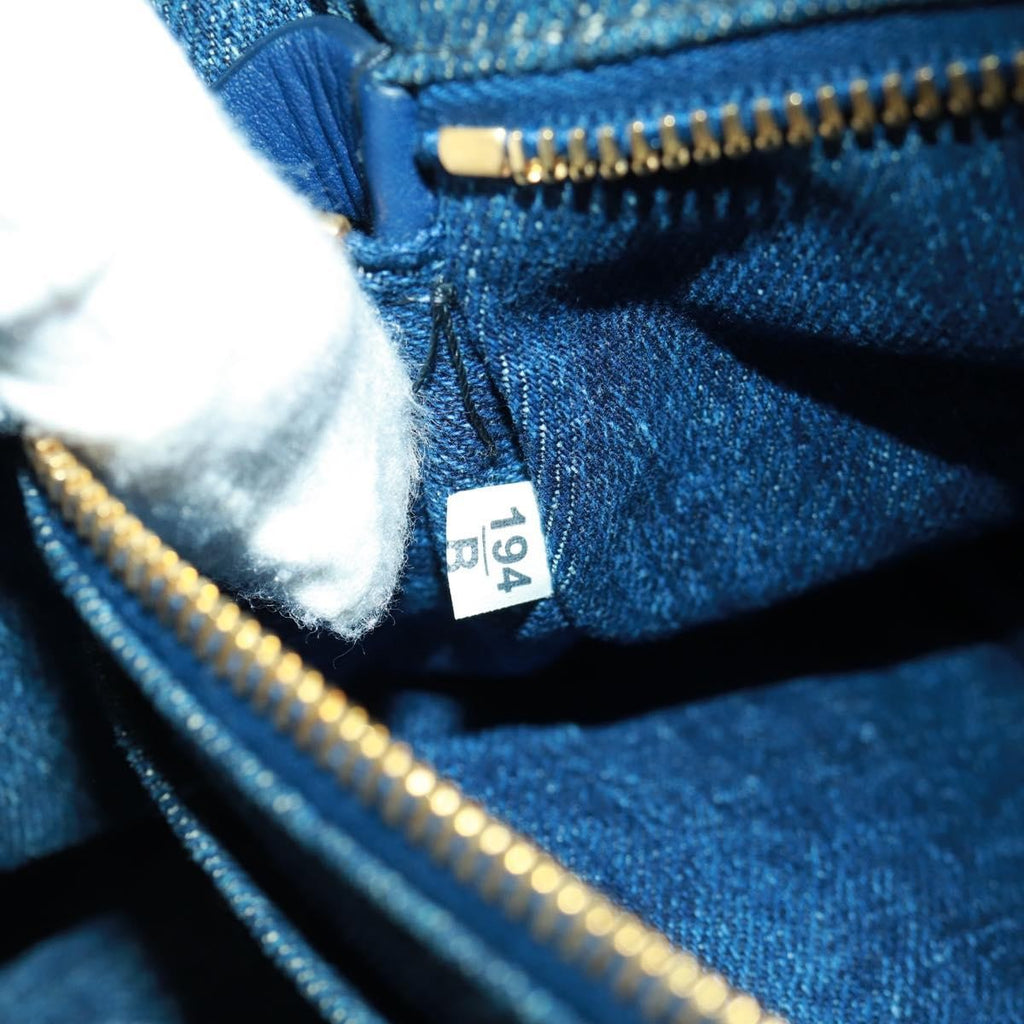 Prada Canapa Tote Denim Blue Denim_Jeans Tote Bag Bag