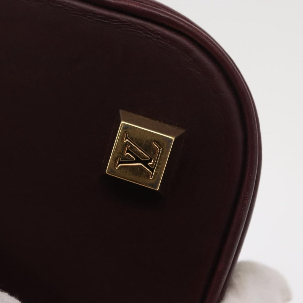 Louis Vuitton Alma Handbag Mini Lin Monogram Red Canvas Handbag
