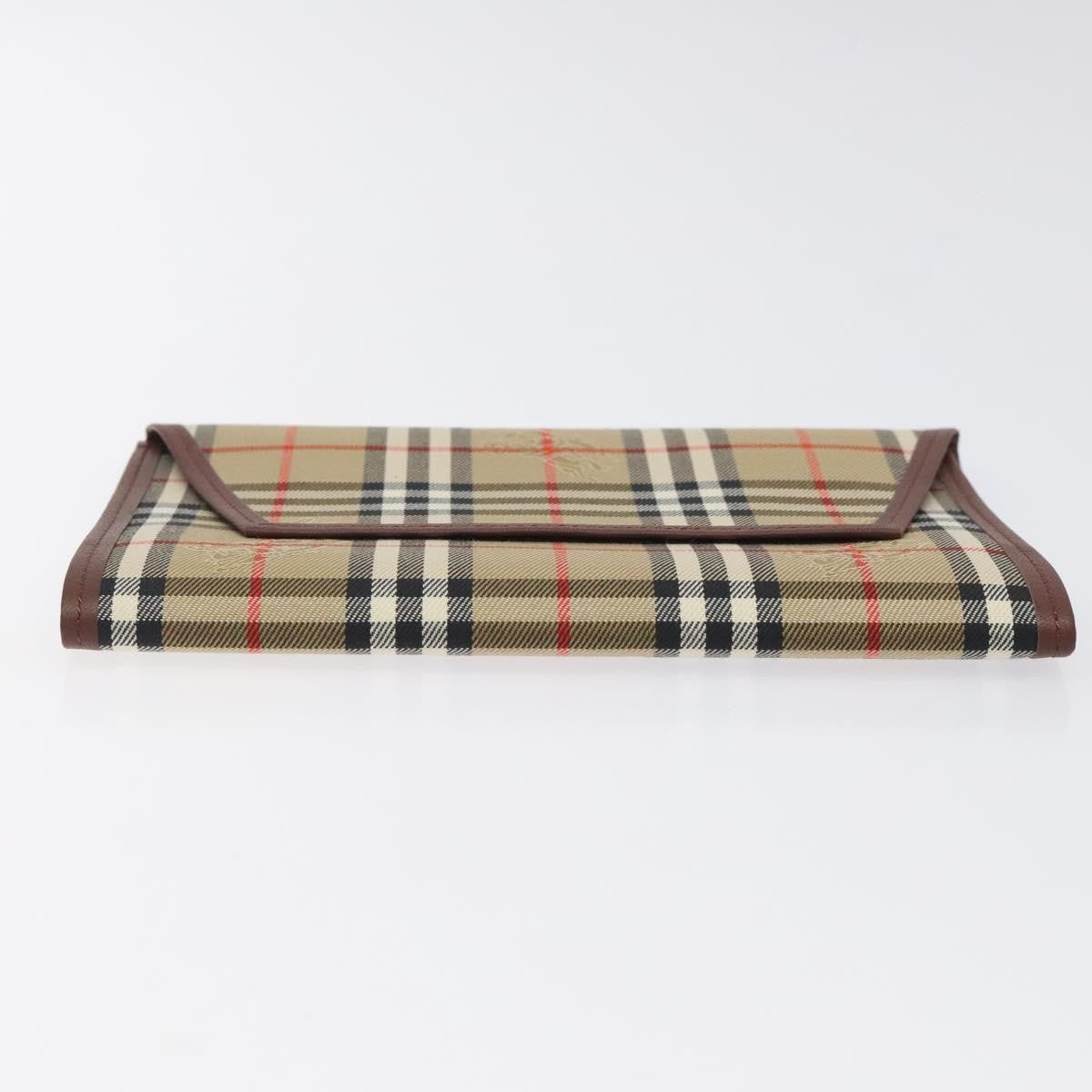 Burberry Nova Check Pochette Canvas Beige Canvas Clutche & Pouche Bag