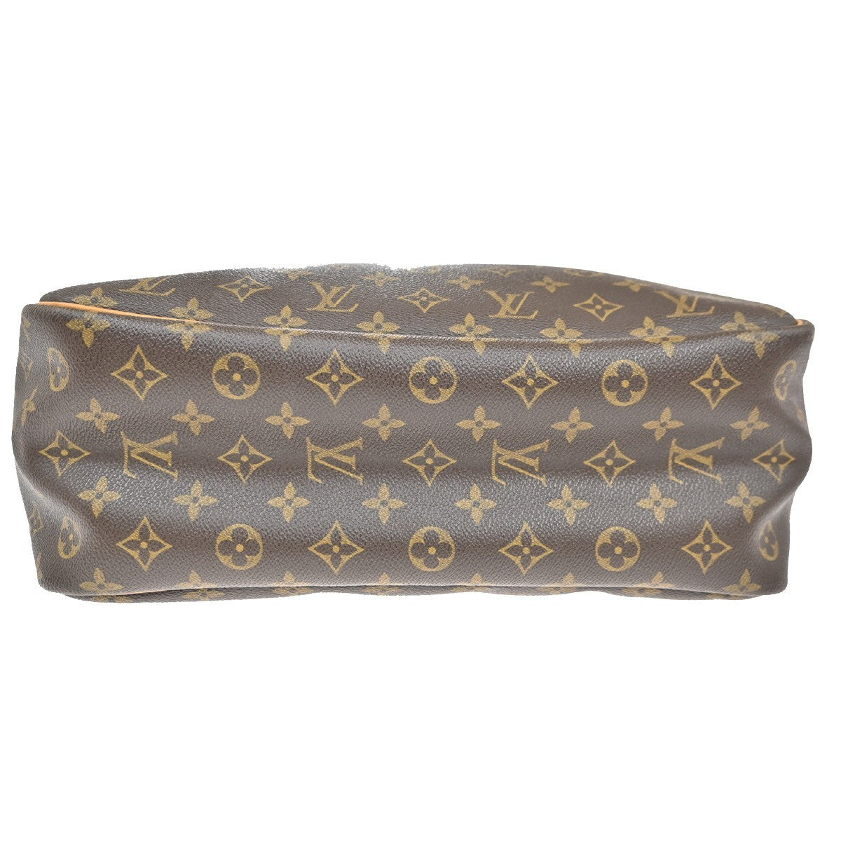 Louis Vuitton Deauville Handbag Monogram Canvas Brown Canvas Handbag