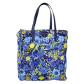 Prada Floreal Tote Printed Tessuto Blue Nylon Tote Bag Bag