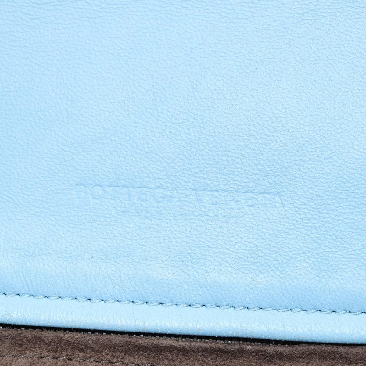 Bottega Veneta Intrecciato Shoulder Bag Leather Blue Leather Shoulder Bag Bag