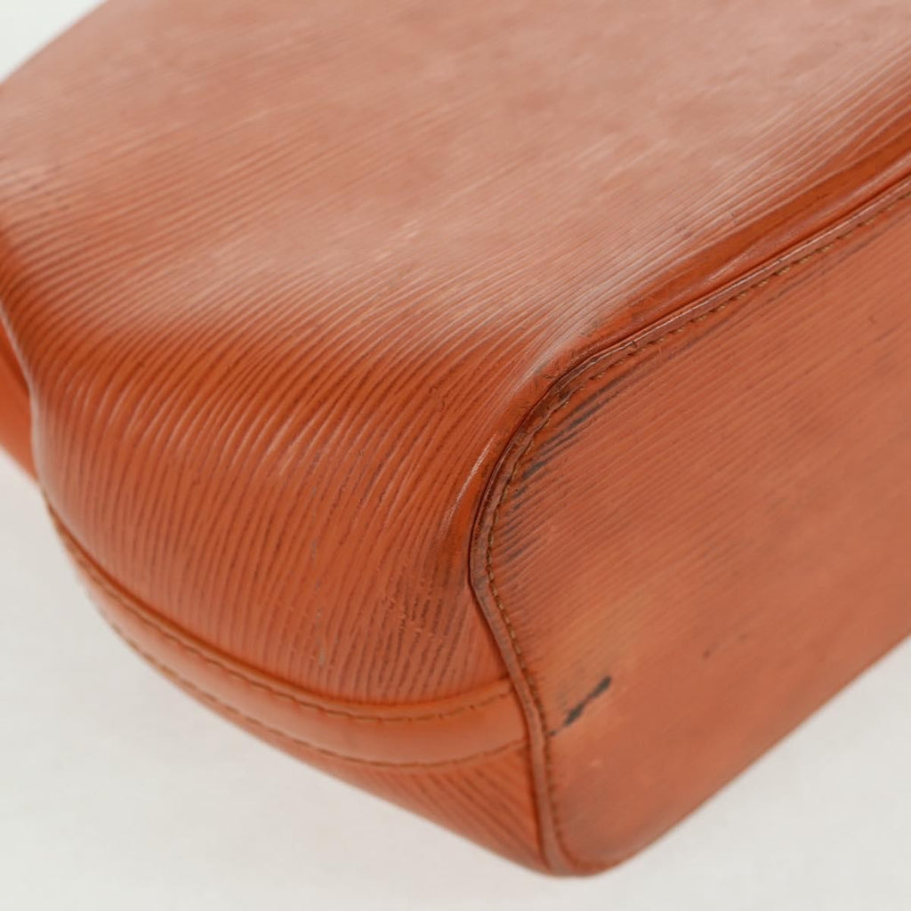 Louis Vuitton Mandara Handbag Epi Leather Orange Leather Shoulder Bag