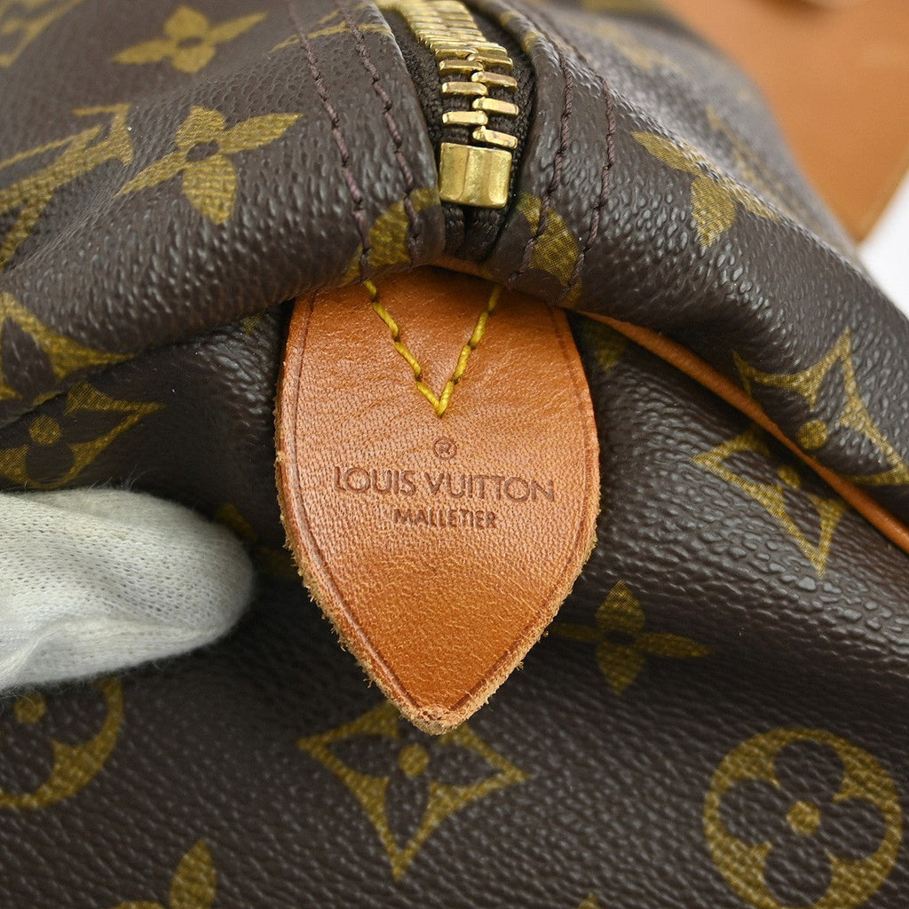 Louis Vuitton Keepall Bag Monogram Canvas Brown Canvas Travel Bag