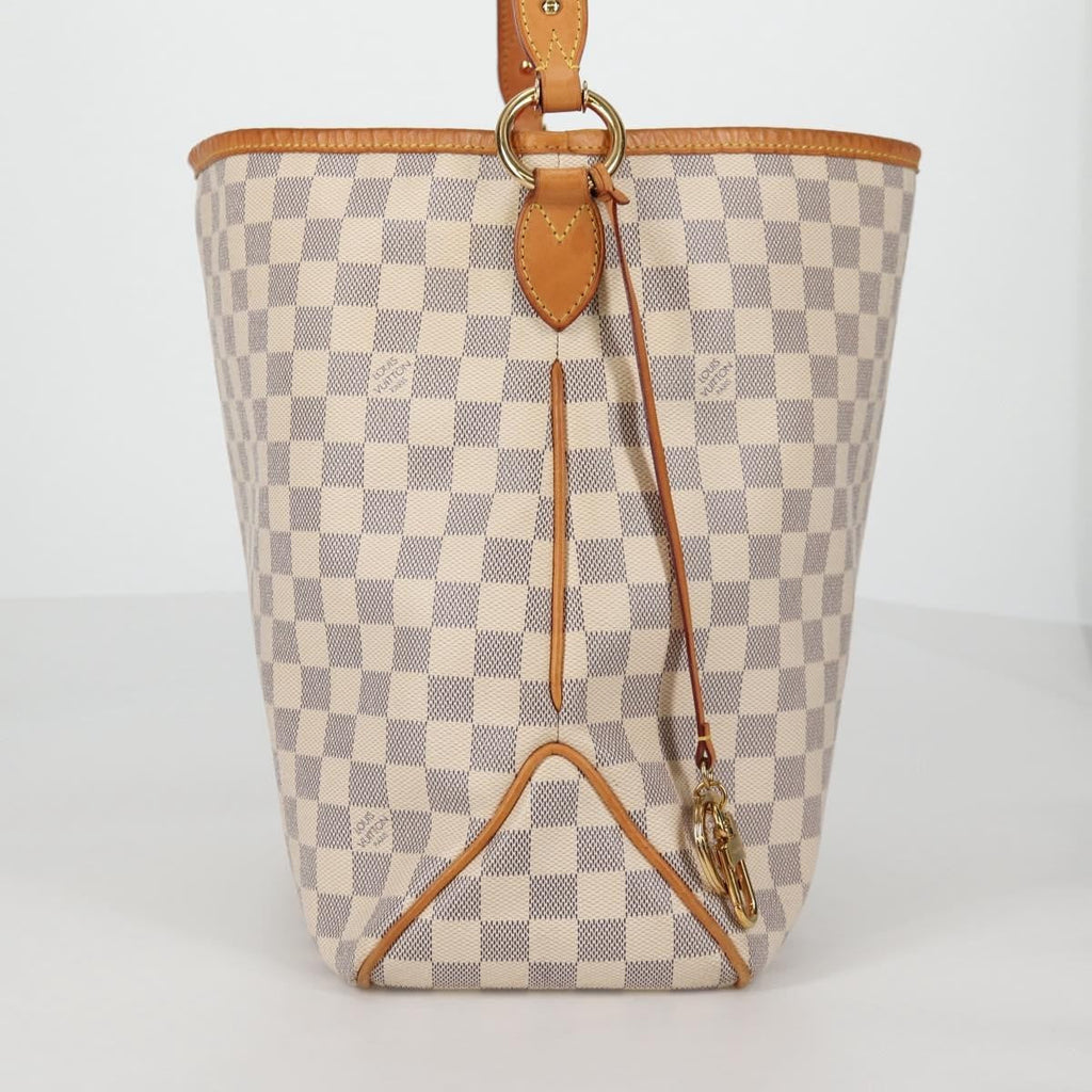Louis Vuitton Delightful Nm Handbag Damier White Canvas Bag