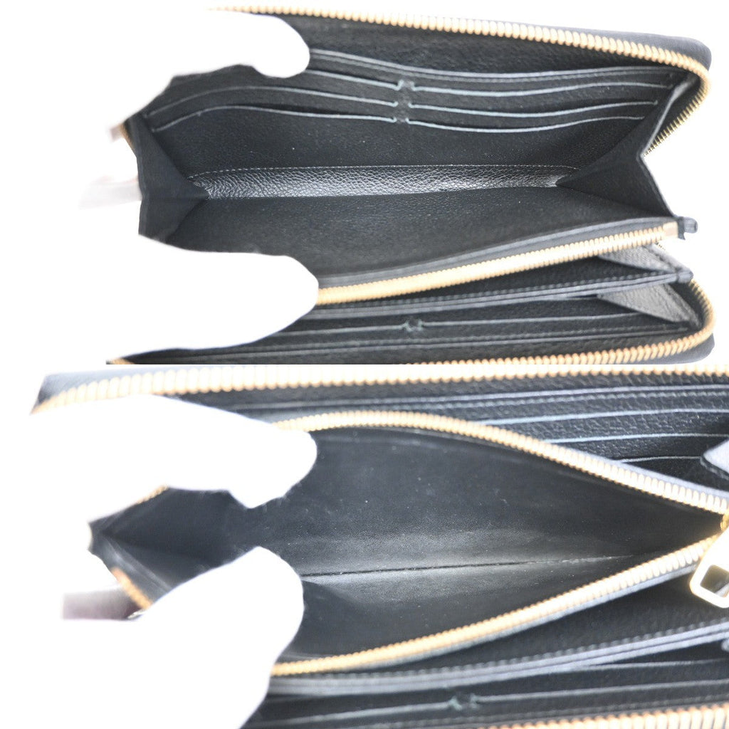 Louis Vuitton Portefeuille Zippy Monogramme Empreinte Monogramme Empreinte Black Leather Wallets Accessory
