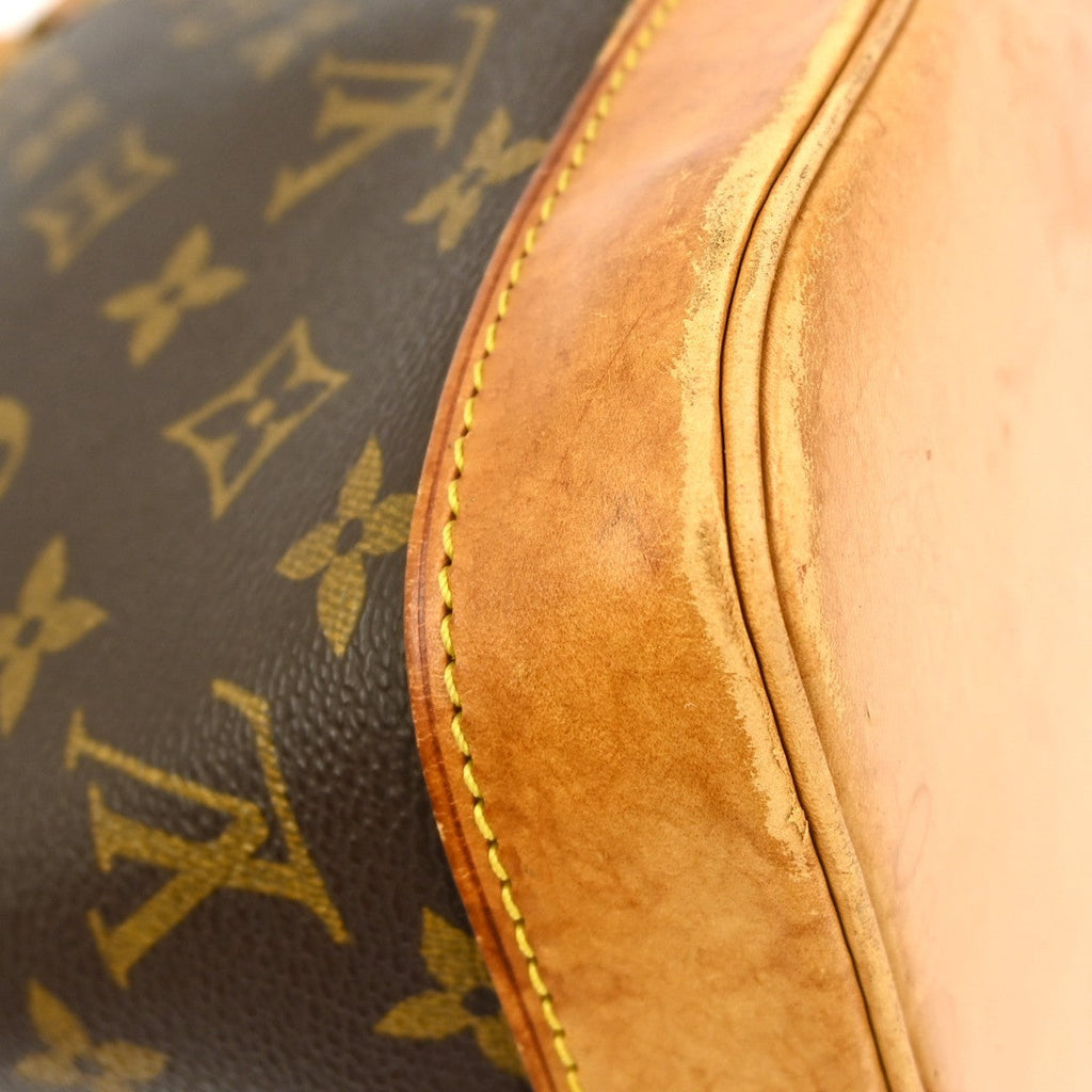 Louis Vuitton Alma Handbag Monogram Canvas Brown Canvas Handbag