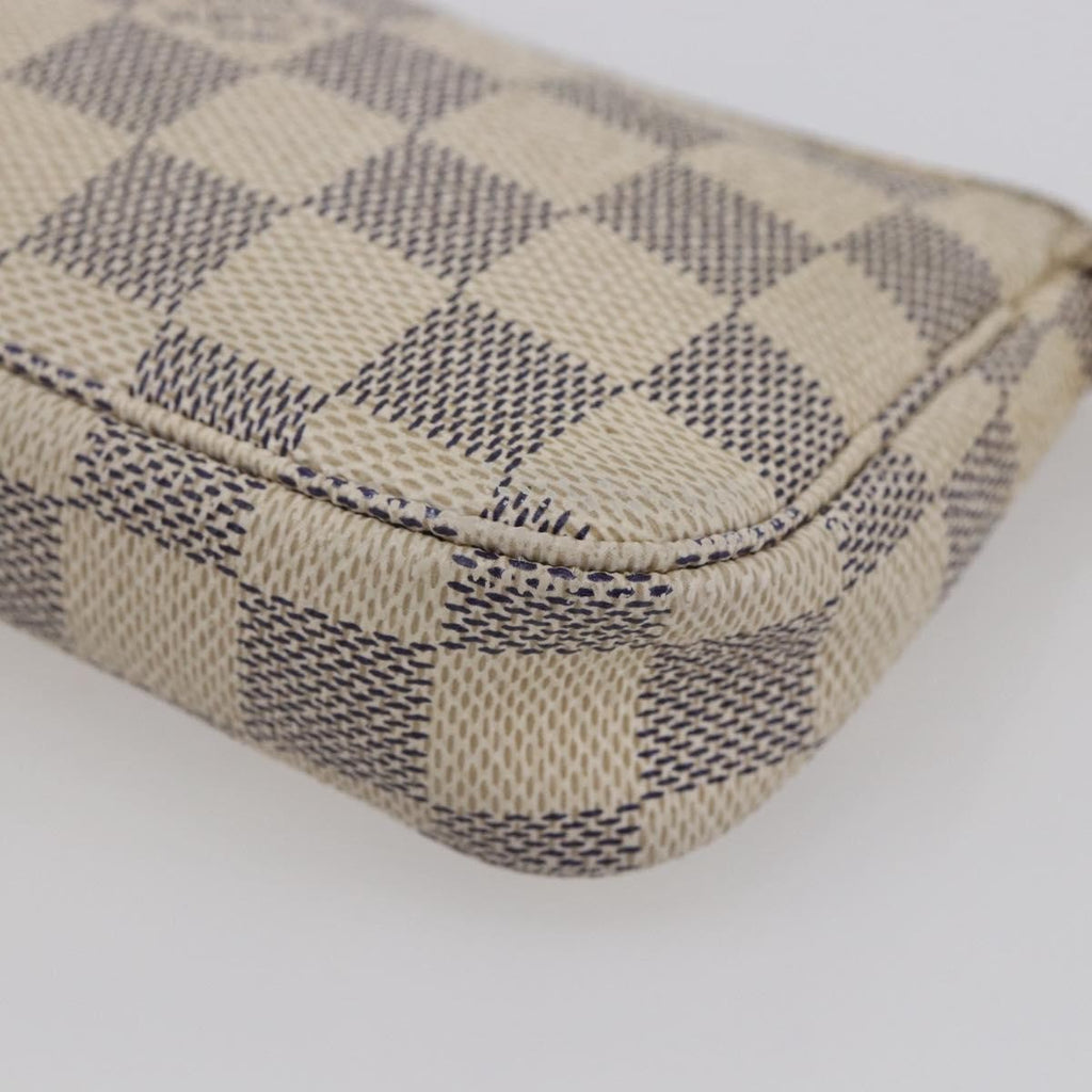 Louis Vuitton Pochette Accessoires Damier White Canvas Bag