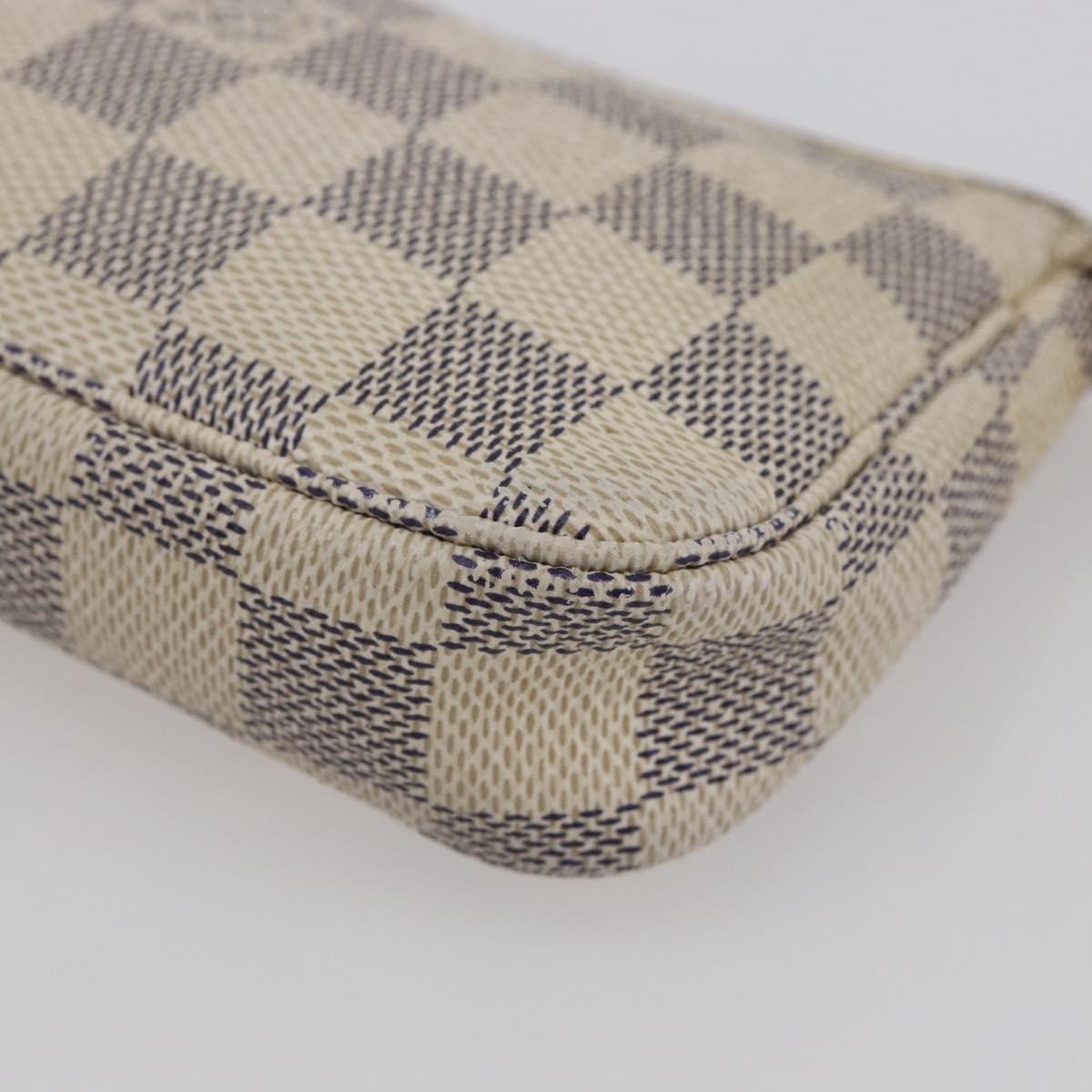 Louis Vuitton Pochette Accessoires Damier White Canvas Bag