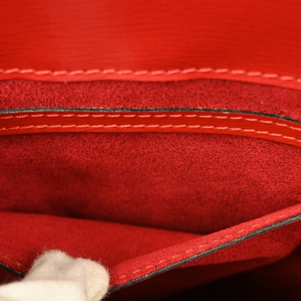 Louis Vuitton Cluny Shoulder Bag Epi Leather Red Leather Shoulder Bag