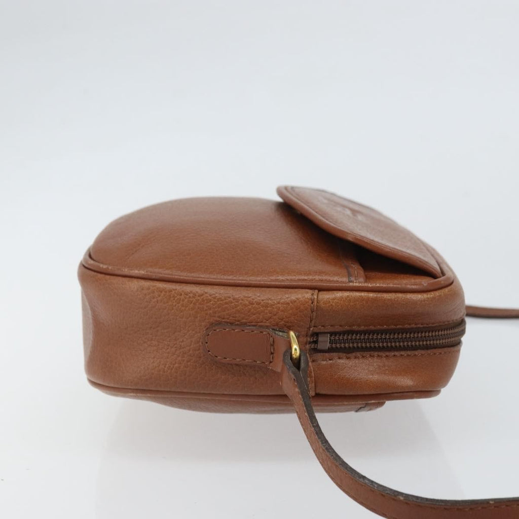 Burberry Vintage Shoulder Bag Leather Brown Leather Shoulder Bag