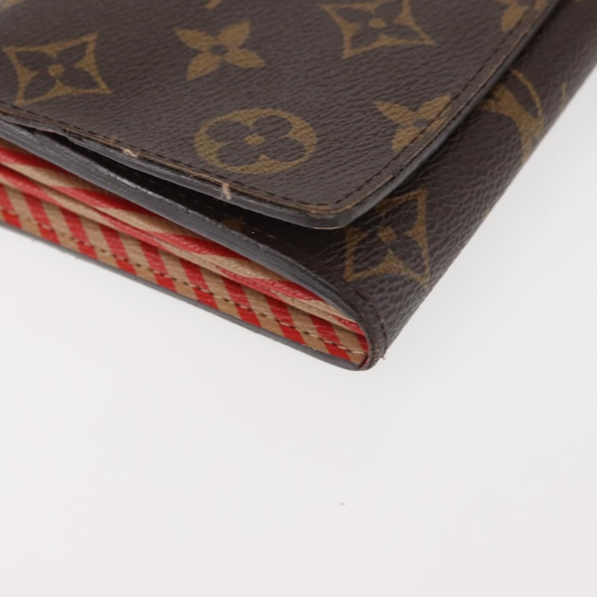 Louis Vuitton Vintage Sarah Wallet Monogram Canvas Brown Canvas Wallets Accessory