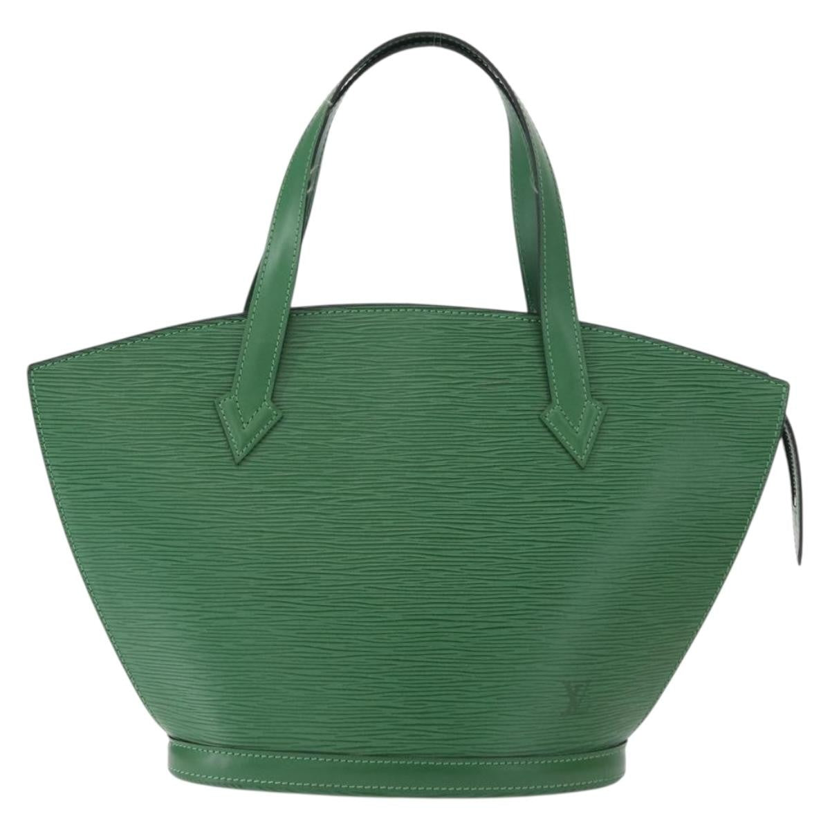 Louis Vuitton Saint Jacques Handbag Epi Leather Green Epi Leather Handbag