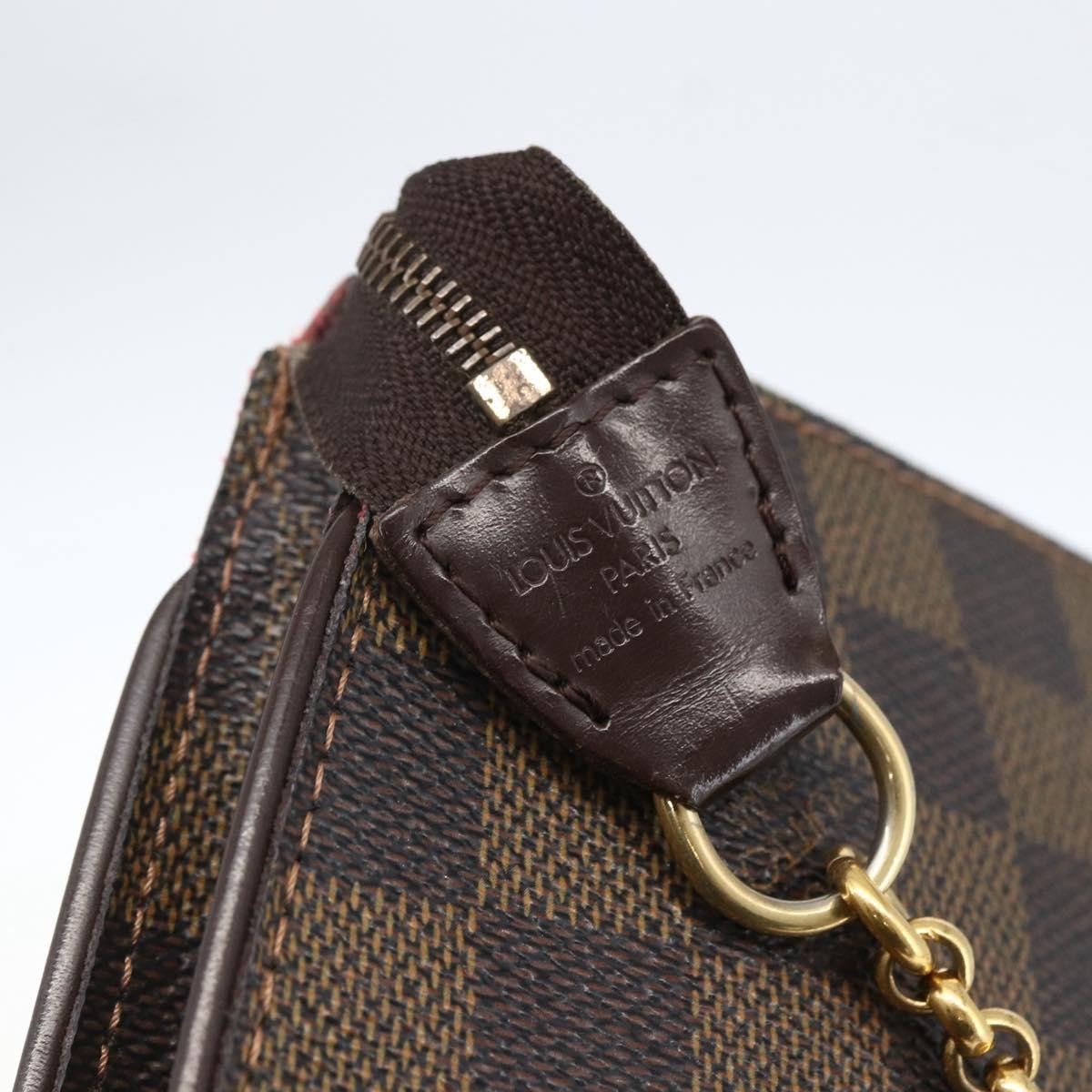 Louis Vuitton Sophie Handbag Damier Brown Canvas Clutche & Pouche Bag